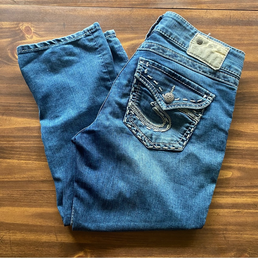 Silver Jeans Suki Surplus Capri Women's SZ 29